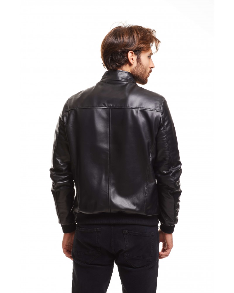MOD. LUCIANO – BOMBER NAPPA DI AGNELLO EMANUELECURCI