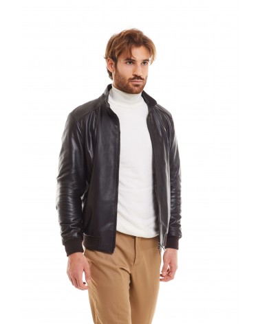 MOD. LUCIANO – BOMBER NAPPA DI AGNELLO EMANUELECURCI